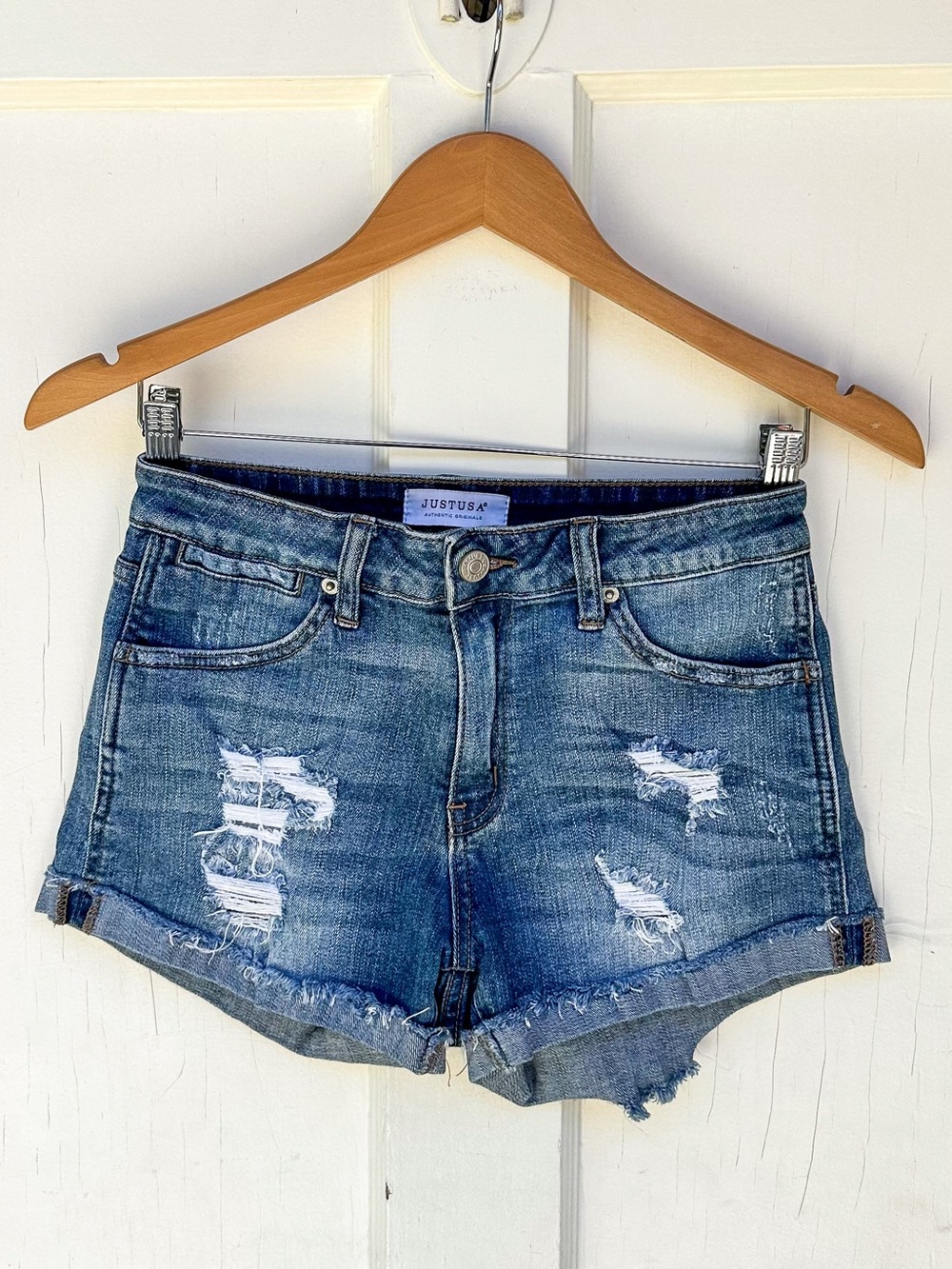 💙Distressed Jean Shorts